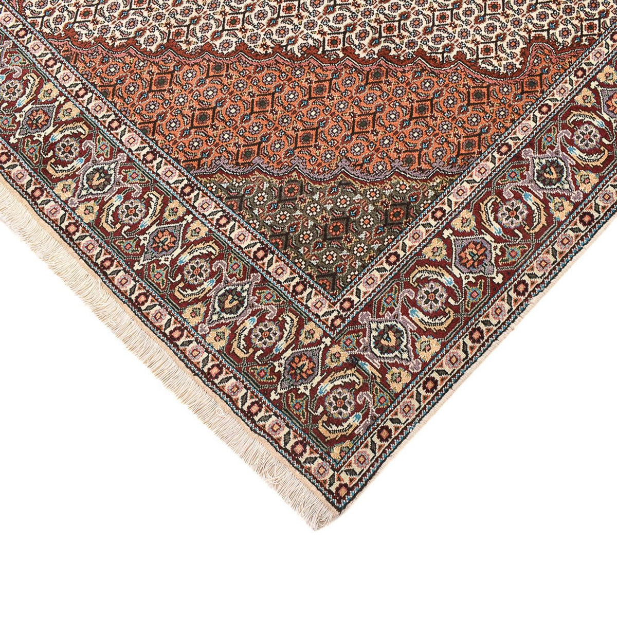 Persisk matta - Tabriz - Royal kvadrat  - 203 x 199 cm - flerfärgad