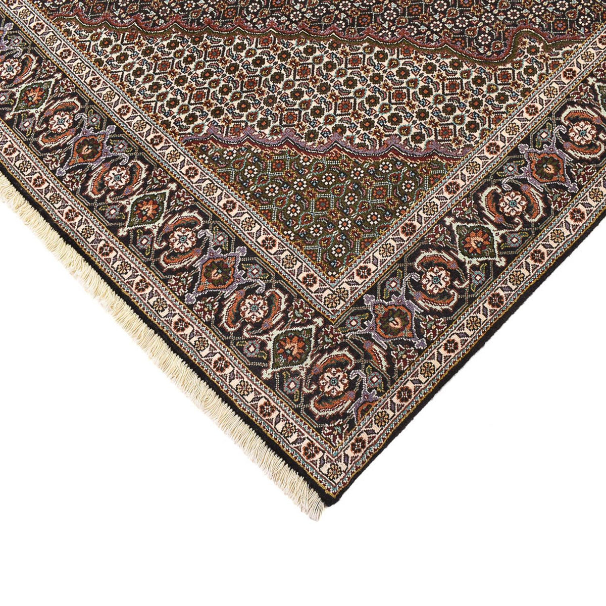 Persisk matta - Tabriz - Royal kvadrat  - 200 x 197 cm - brun
