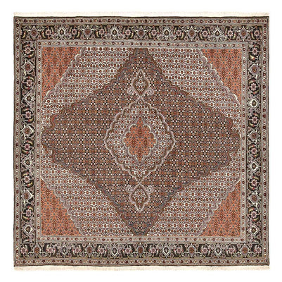 Persisk matta - Tabriz - Royal kvadrat  - 206 x 200 cm - brun