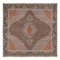 Persisk matta - Tabriz - Royal kvadrat  - 206 x 200 cm - brun
