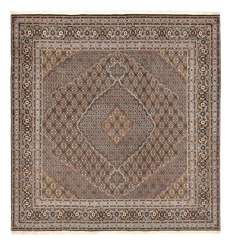 Persisk matta - Tabriz - Royal kvadrat  - 212 x 198 cm - brun