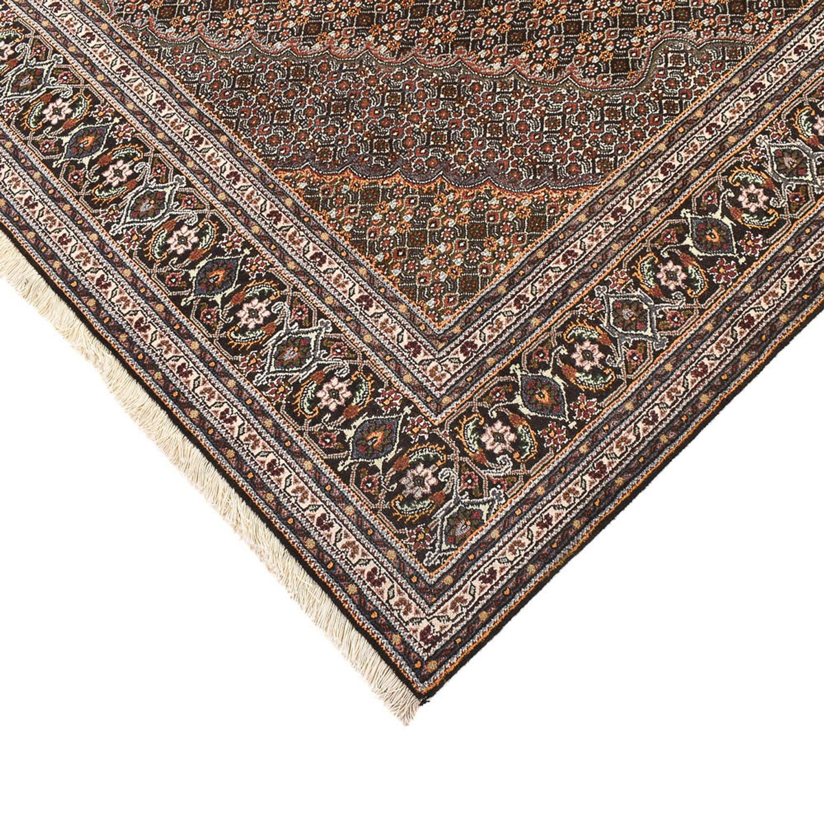 Persisk matta - Tabriz - Royal kvadrat  - 212 x 198 cm - brun