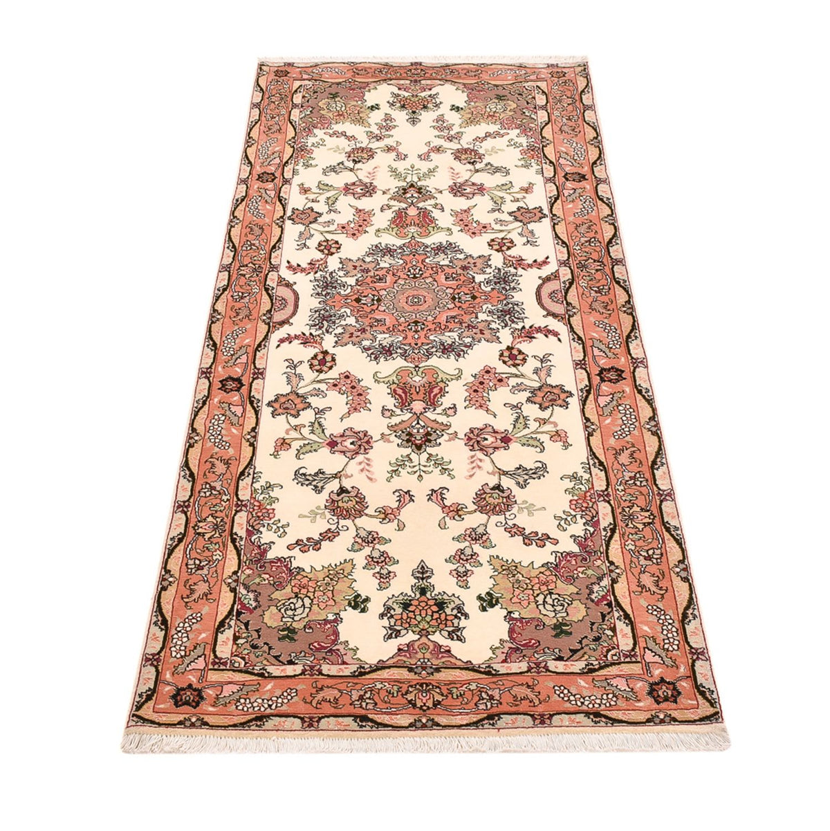 Runner Persisk matta - Tabriz - Royal - 204 x 81 cm - flerfärgad