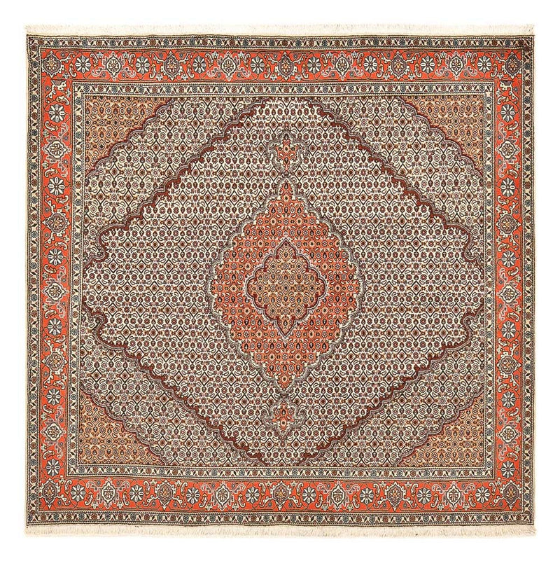 Persisk matta - Tabriz - Royal kvadrat  - 200 x 200 cm - sand