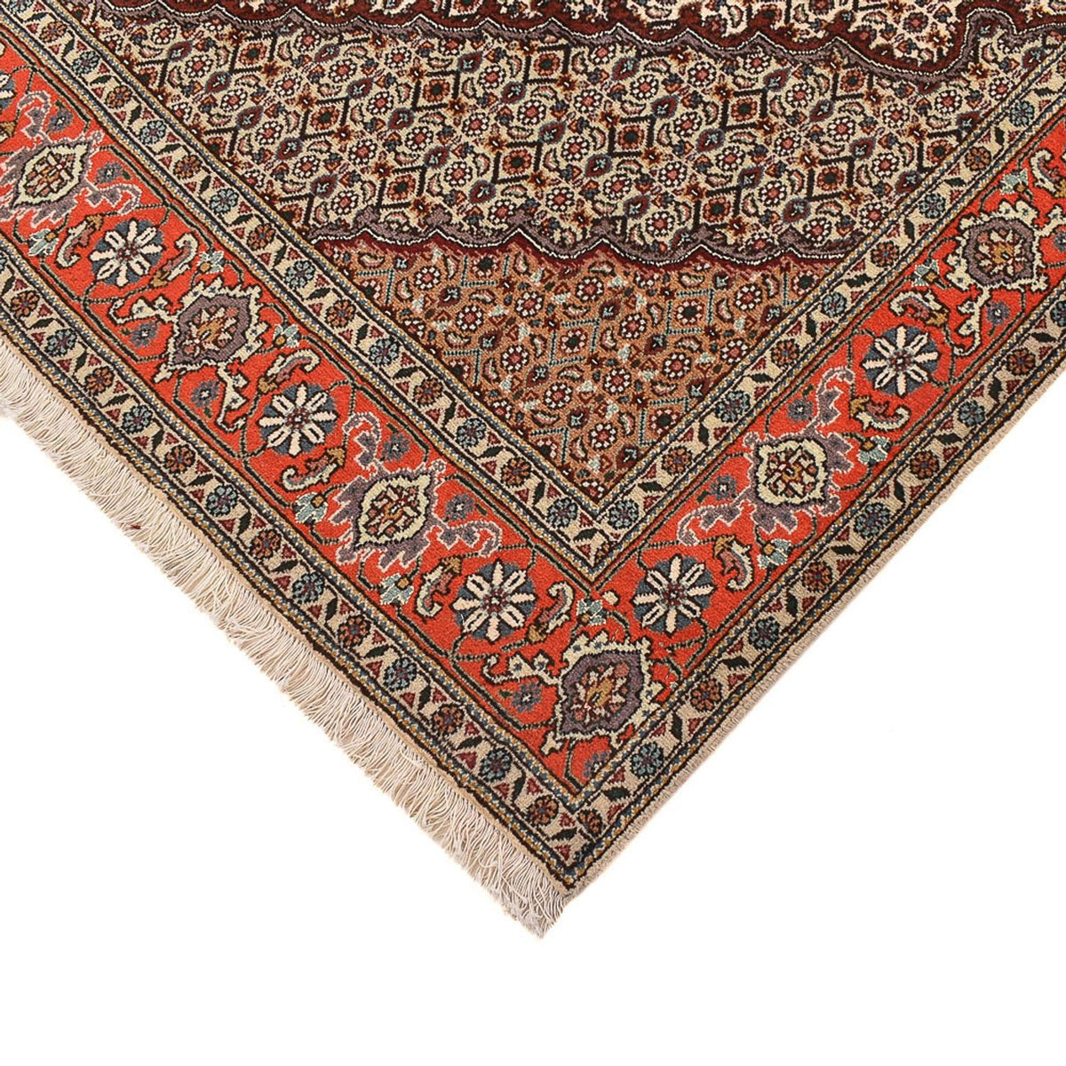 Persisk matta - Tabriz - Royal kvadrat  - 200 x 200 cm - sand
