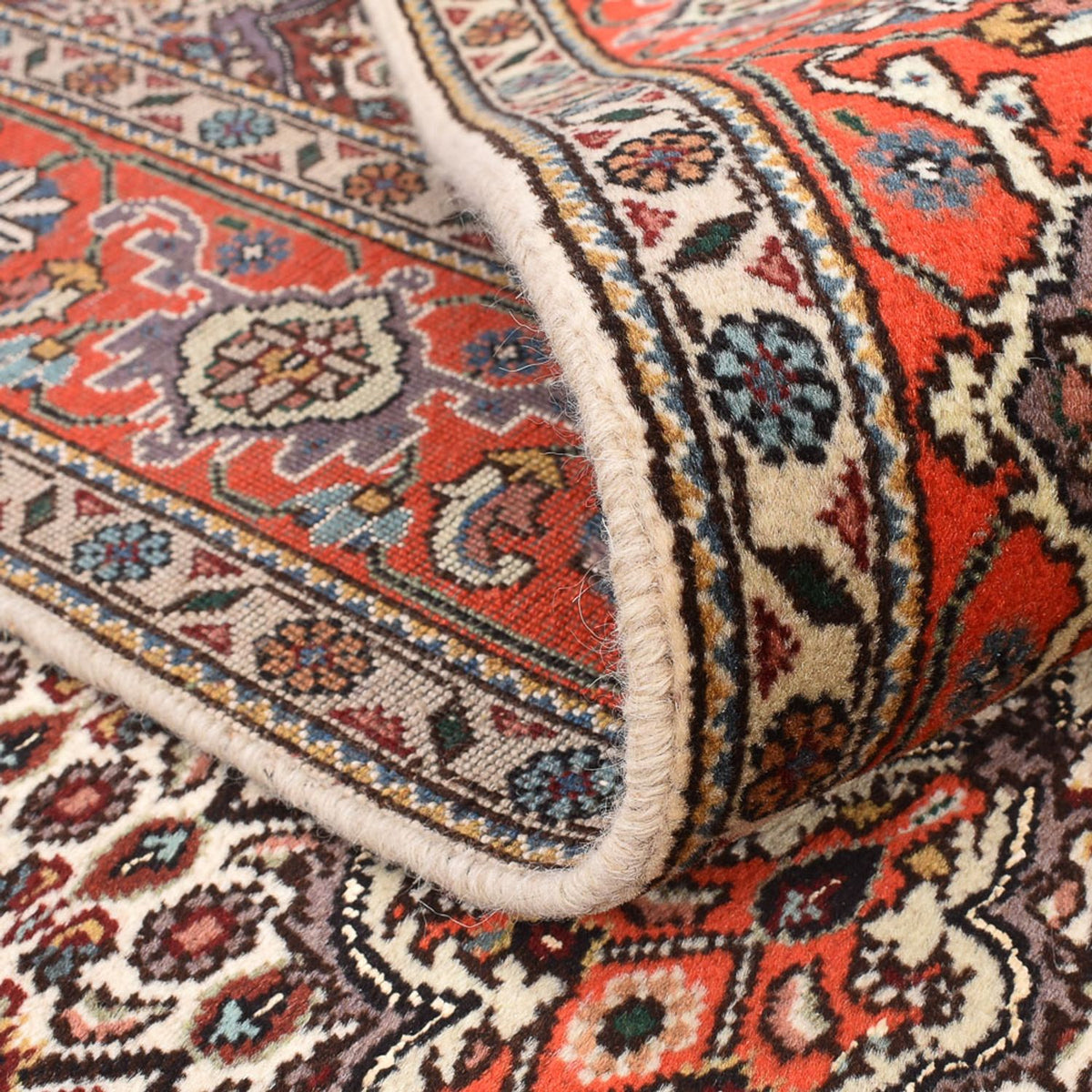 Persisk matta - Tabriz - Royal kvadrat  - 200 x 200 cm - sand