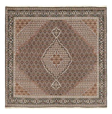 Persisk matta - Tabriz - Royal kvadrat  - 208 x 204 cm - brun