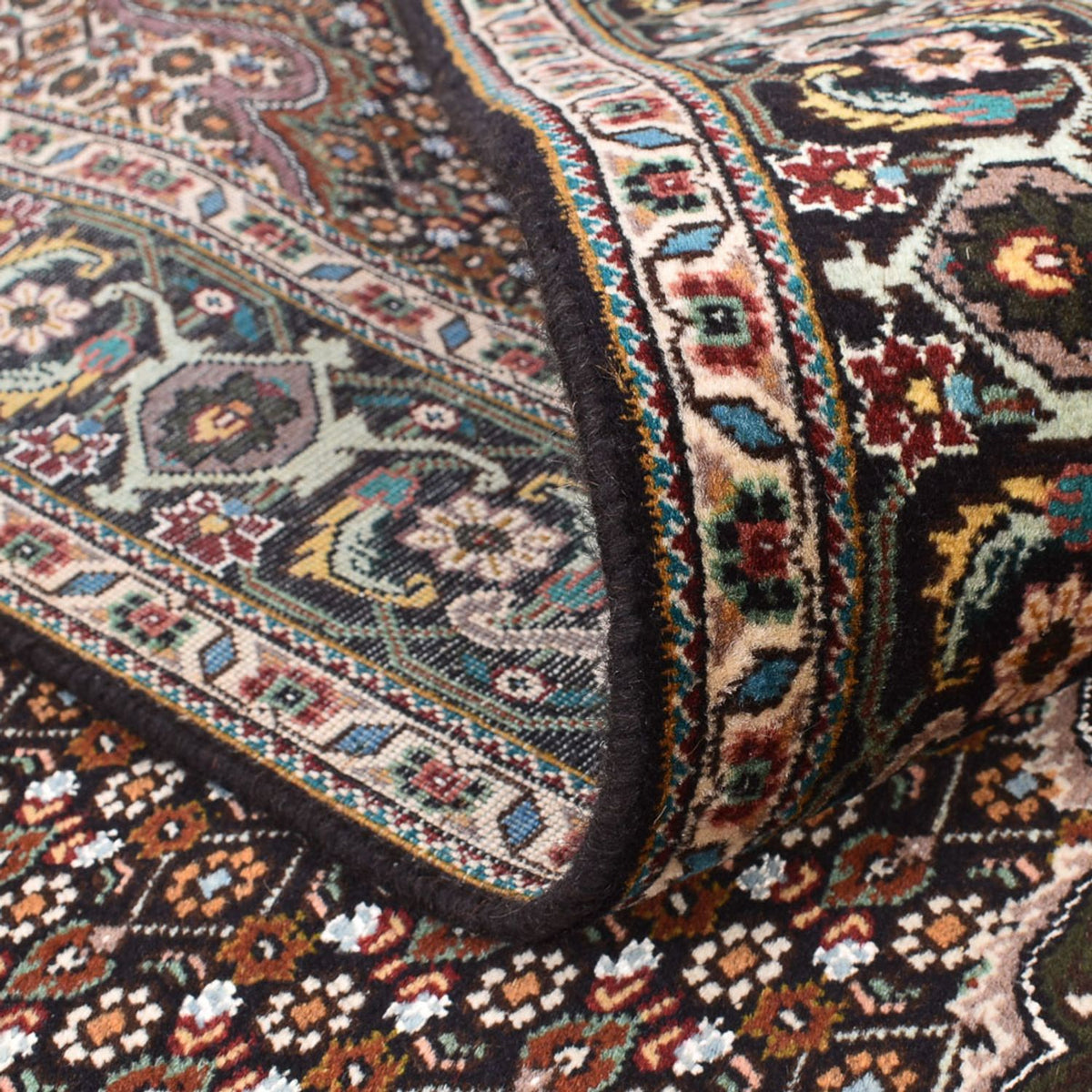 Persisk matta - Tabriz - Royal kvadrat  - 208 x 204 cm - brun