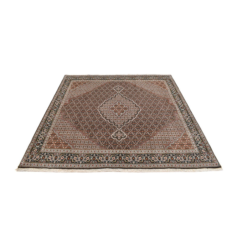Persisk matta - Tabriz - Royal kvadrat  - 208 x 204 cm - brun