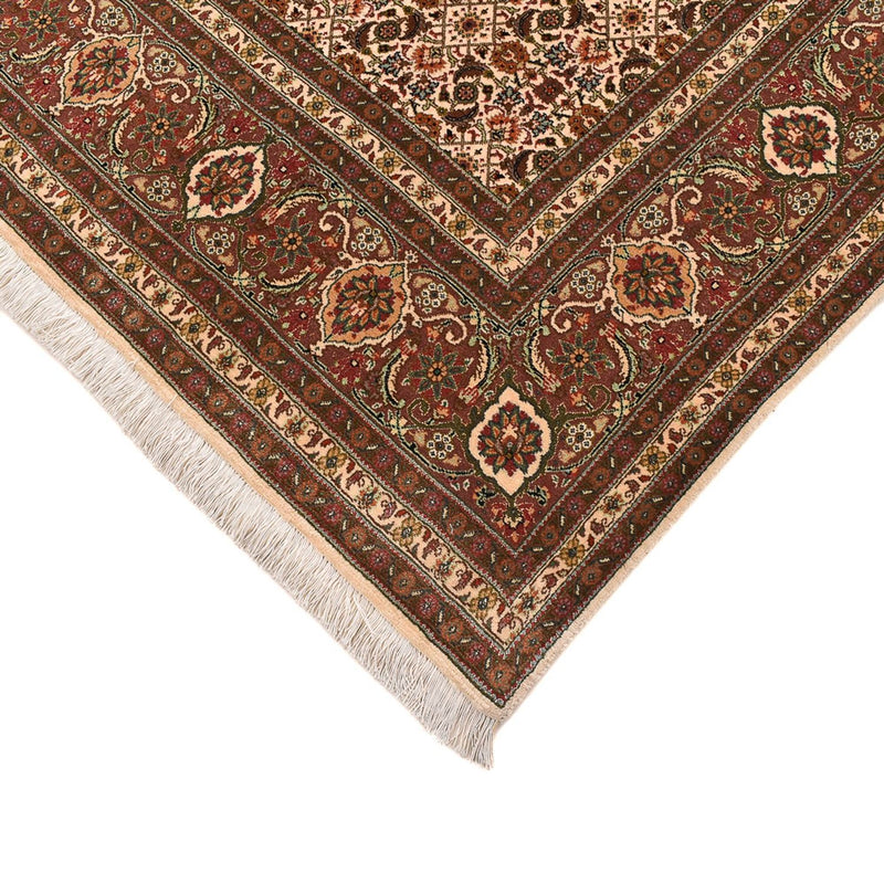 Persisk matta - Tabriz - Royal kvadrat  - 200 x 199 cm - mörk beige