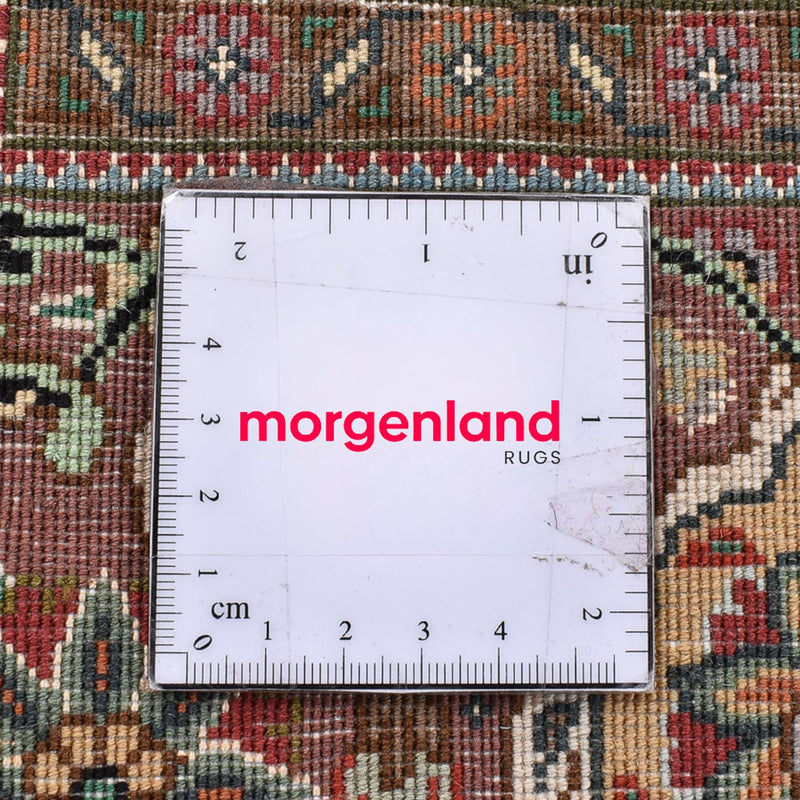 Persisk matta - Tabriz - Royal kvadrat  - 200 x 199 cm - mörk beige