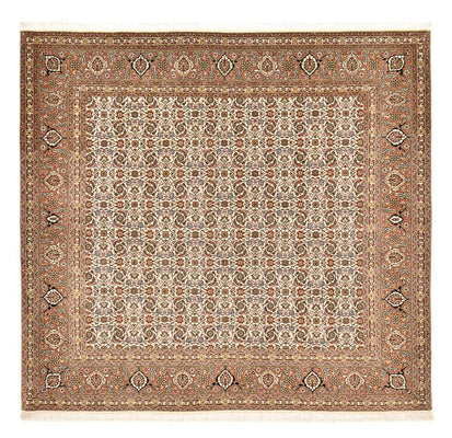 Persisk matta - Tabriz - Royal kvadrat  - 201 x 197 cm - mörk beige