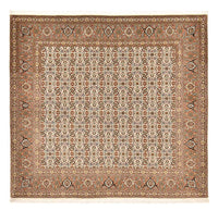 Persisk matta - Tabriz - Royal kvadrat  - 201 x 197 cm - mörk beige