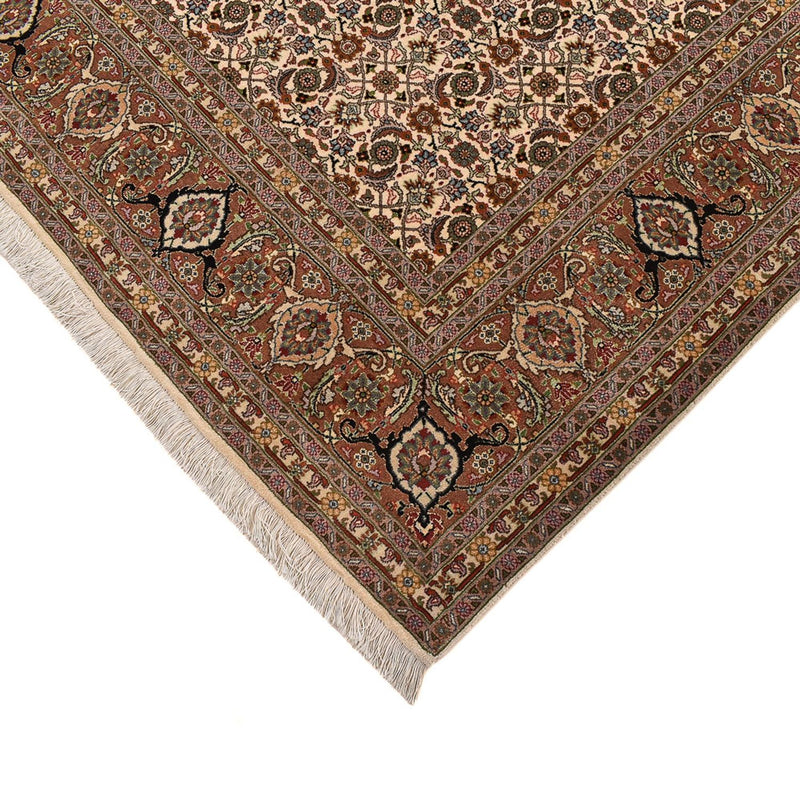 Persisk matta - Tabriz - Royal kvadrat  - 201 x 197 cm - mörk beige