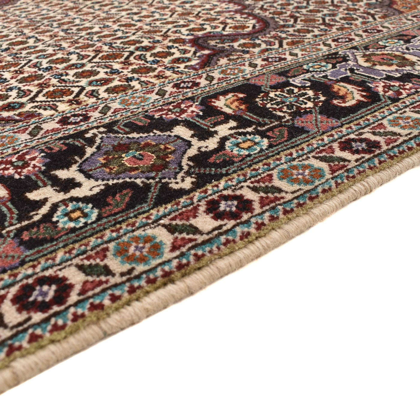 Persisk matta - Tabriz - Royal kvadrat  - 200 x 197 cm - ljusbrun