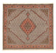 Persisk matta - Tabriz - Royal kvadrat  - 204 x 196 cm - ljusbrun