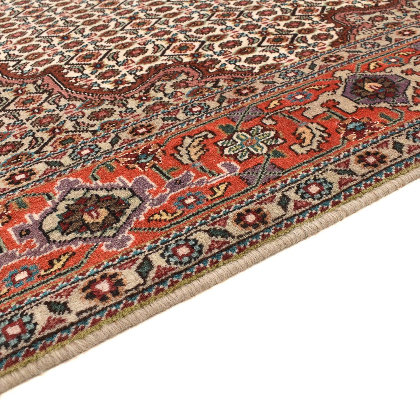 Persisk matta - Tabriz - Royal kvadrat  - 204 x 196 cm - ljusbrun