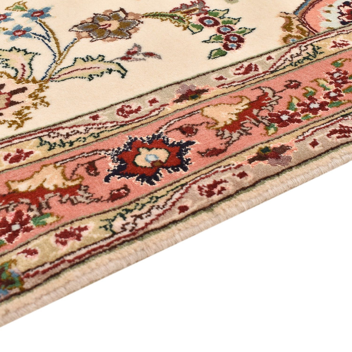 Runner Persisk matta - Tabriz - Royal - 203 x 81 cm - grädde