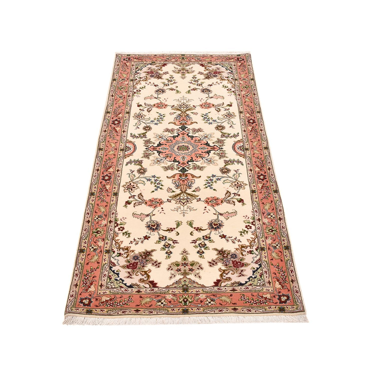 Runner Persisk matta - Tabriz - Royal - 203 x 81 cm - grädde