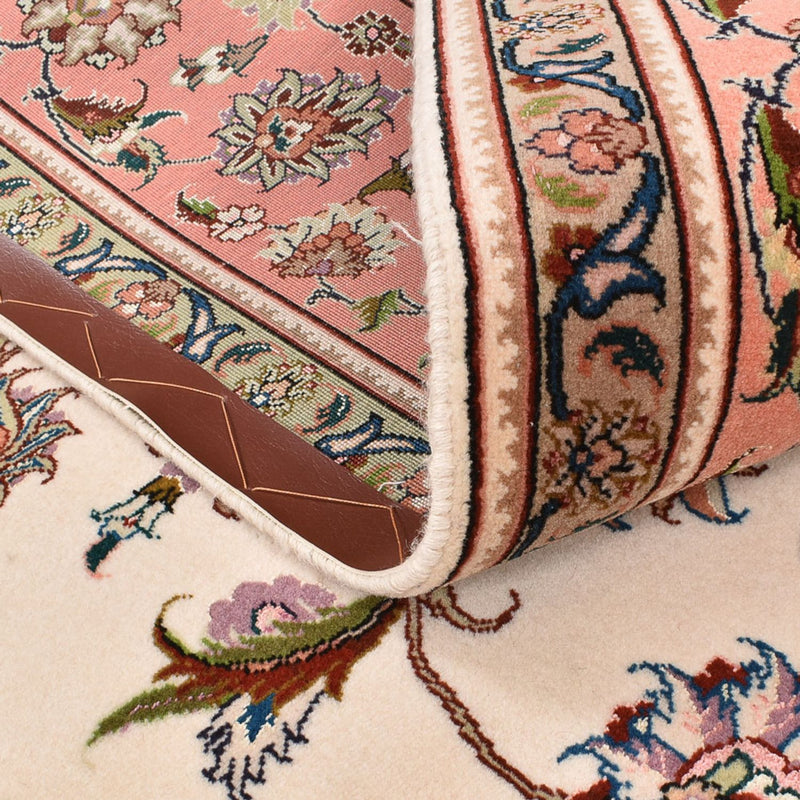 Persisk matta - Tabriz - Royal kvadrat  - 210 x 204 cm - ljusbeige