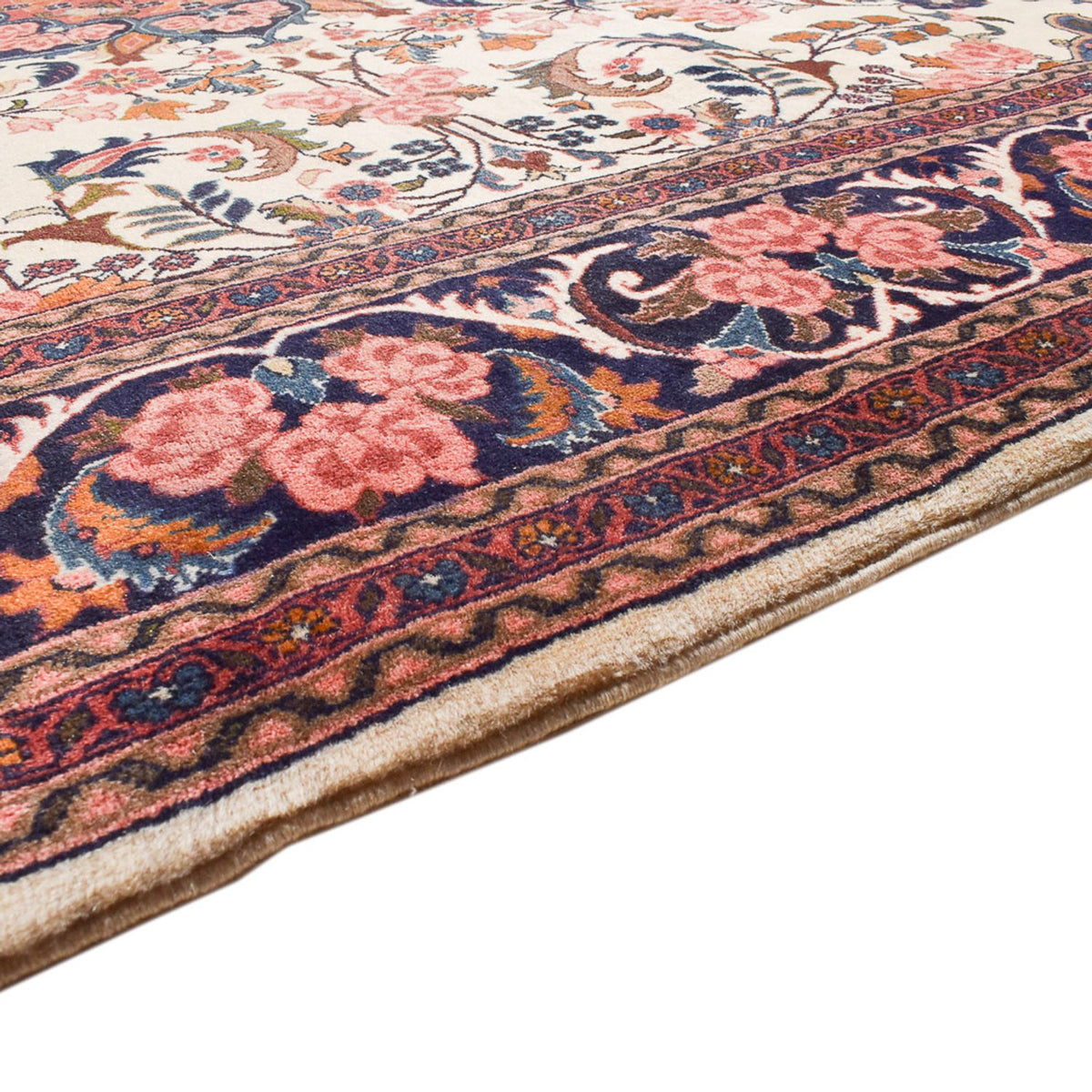 Persisk matta - Bijar - 306 x 200 cm - grädde