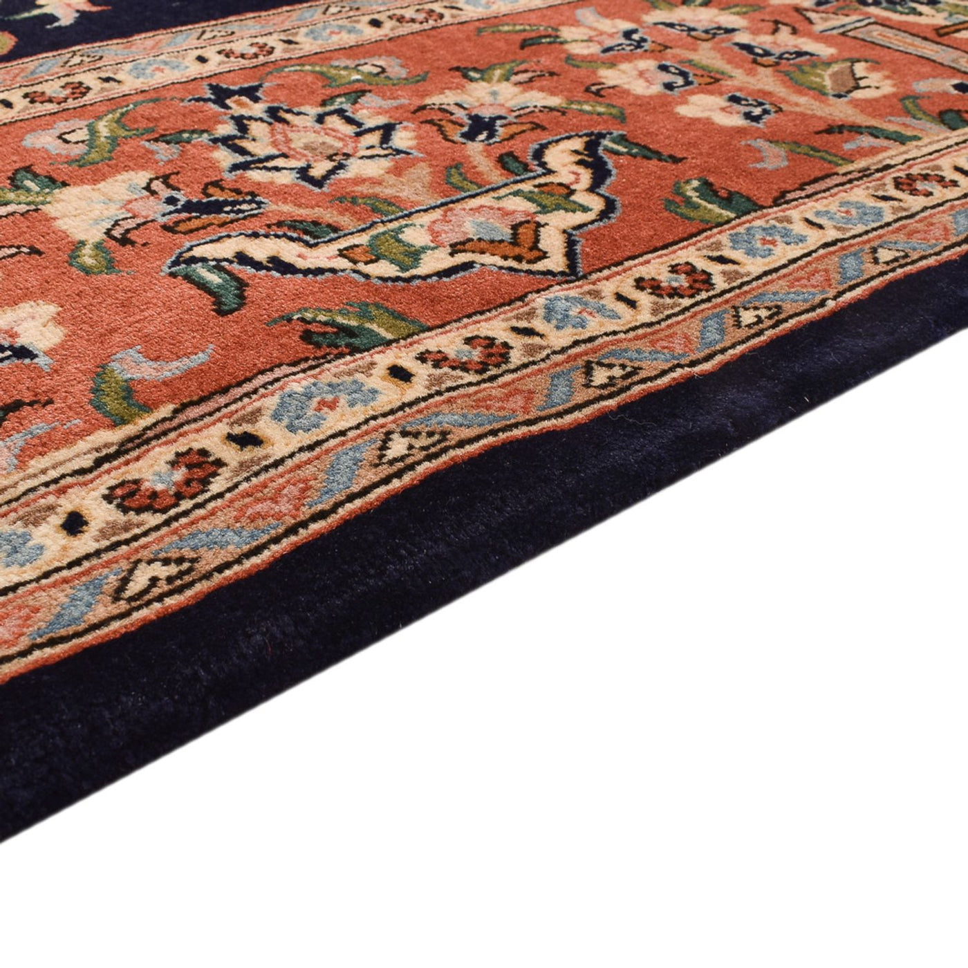 Persisk matta - Ghom - Kunglig - 270 x 157 cm - mörkblå