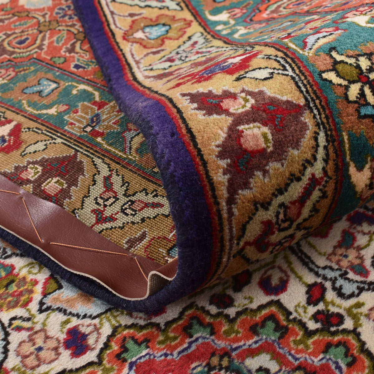 Persisk matta - Tabriz - Royal - 389 x 305 cm - lila