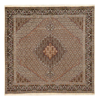 Persisk matta - Tabriz - Royal kvadrat  - 202 x 202 cm - brun
