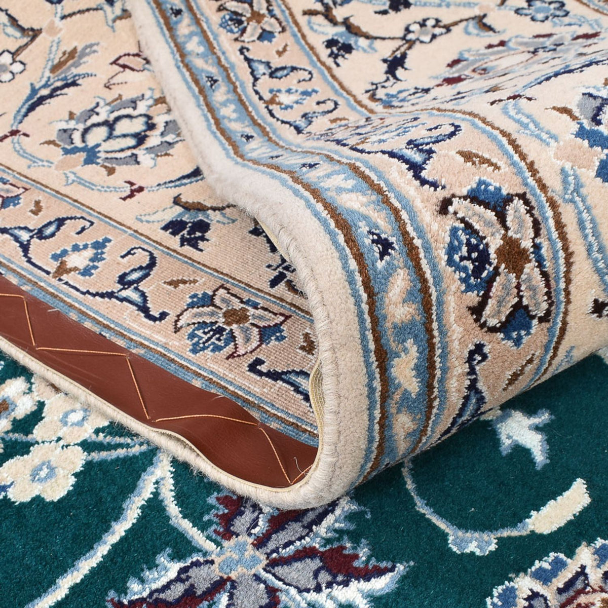 Persisk matta - Nain - Royal - 254 x 198 cm - mörkgrön