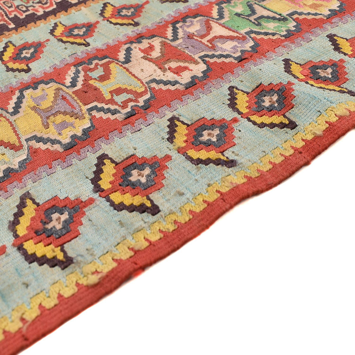 Kelim Carpet - orientalisk matta - 265 x 156 cm - röd