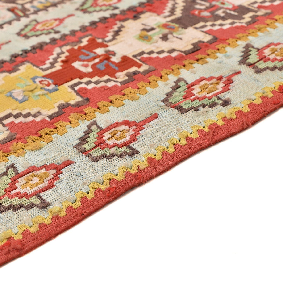 Kelim Carpet - orientalisk matta - 260 x 164 cm - röd