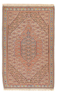 Kelim Carpet - orientalisk matta - 260 x 160 cm - ljusbrun