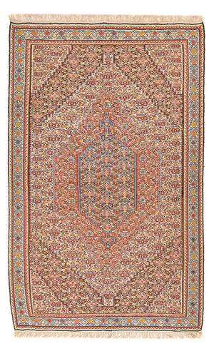 Kelim Carpet - orientalisk matta - 260 x 160 cm - ljusbrun