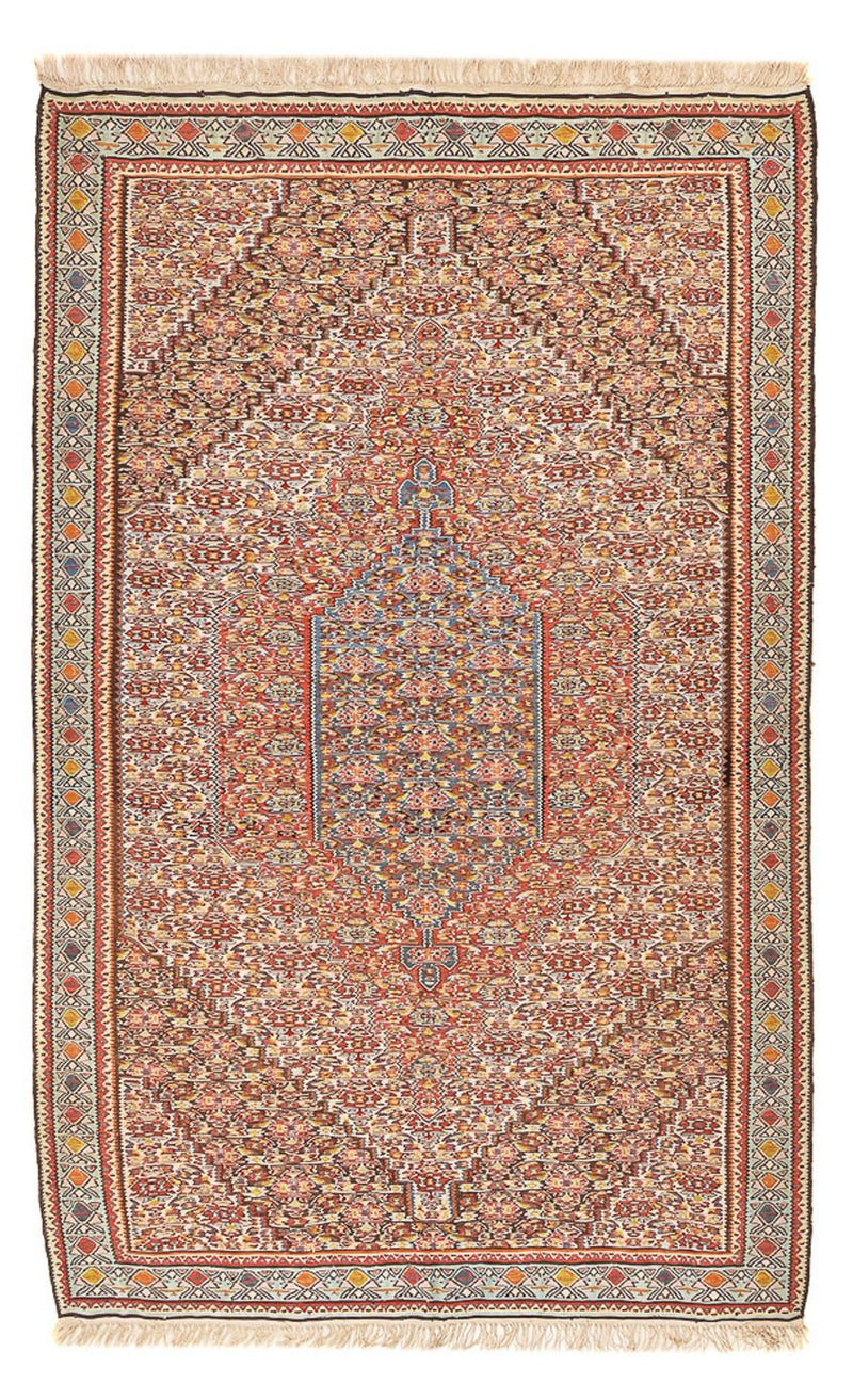 Kelim Carpet - orientalisk matta - 260 x 160 cm - ljusbrun