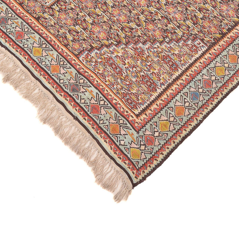 Kelim Carpet - orientalisk matta - 260 x 160 cm - ljusbrun