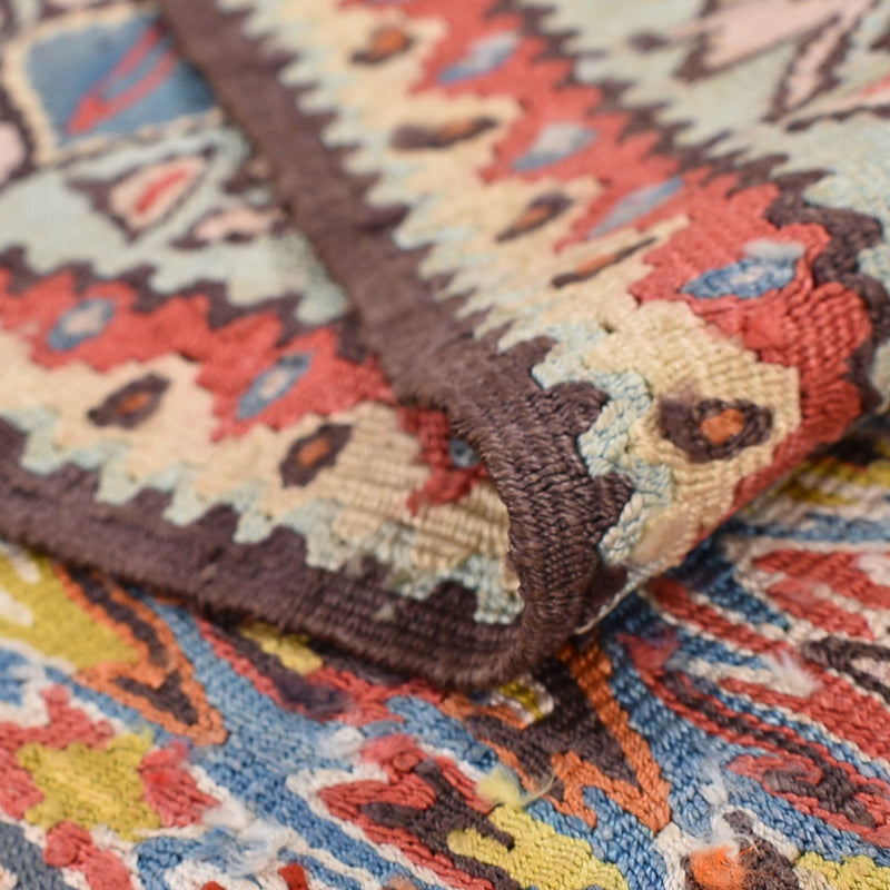 Kelim Carpet - orientalisk matta - 260 x 160 cm - ljusbrun