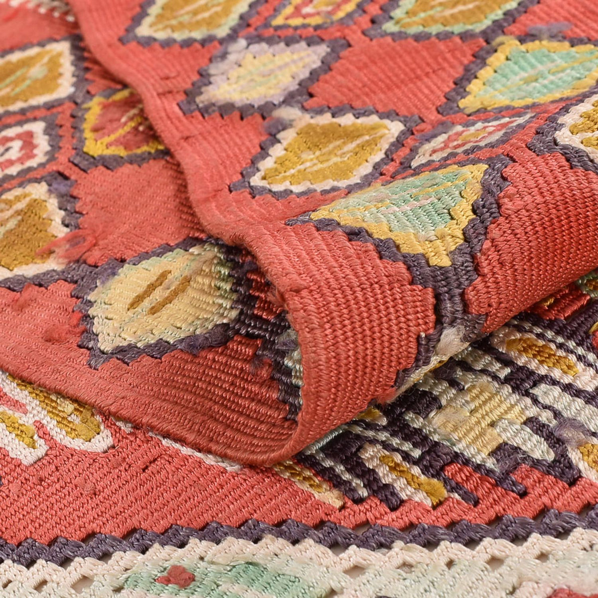 Kelim Carpet - orientalisk matta - 255 x 165 cm - ljusbrun