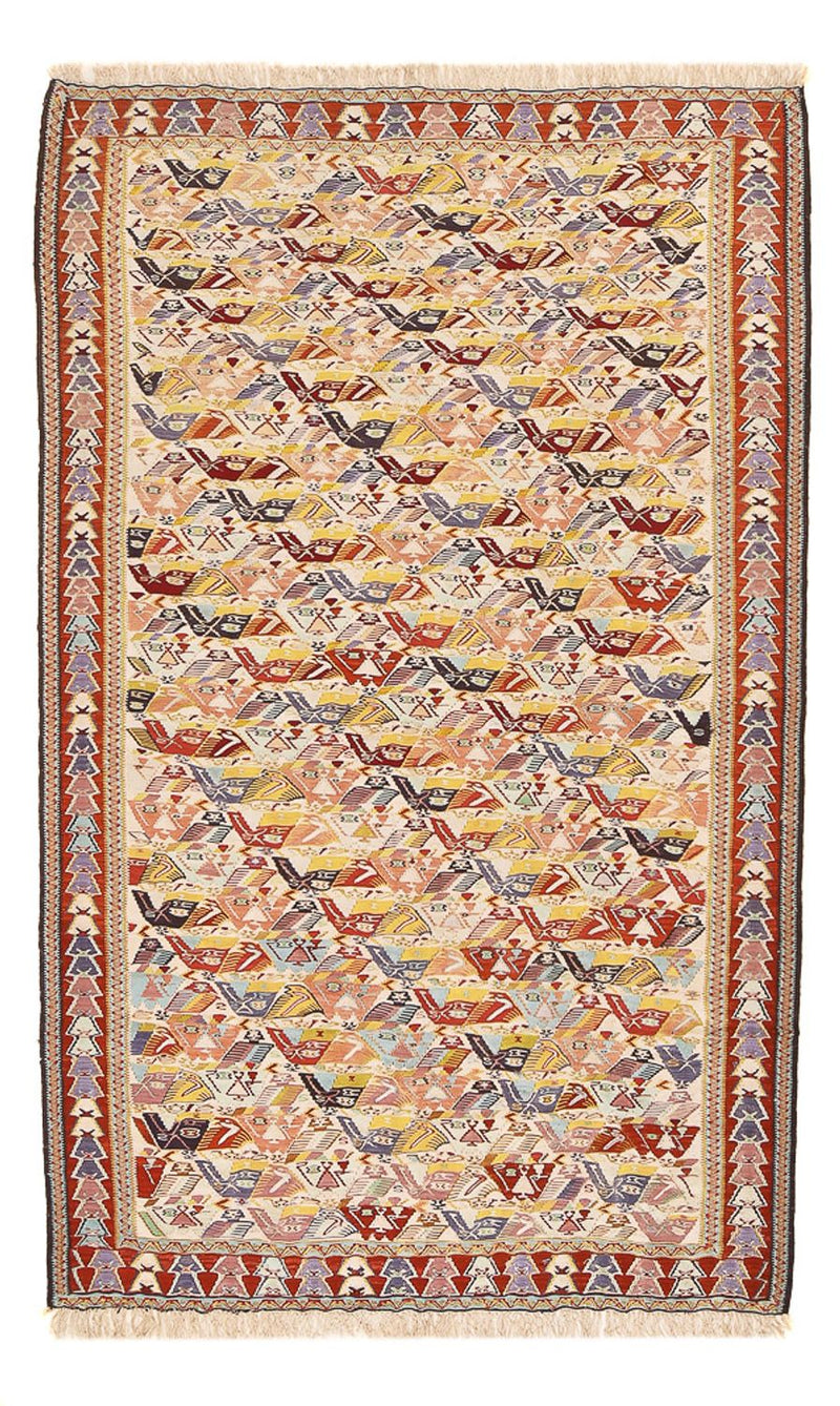Kelim Carpet - orientalisk matta - 255 x 160 cm - karamell