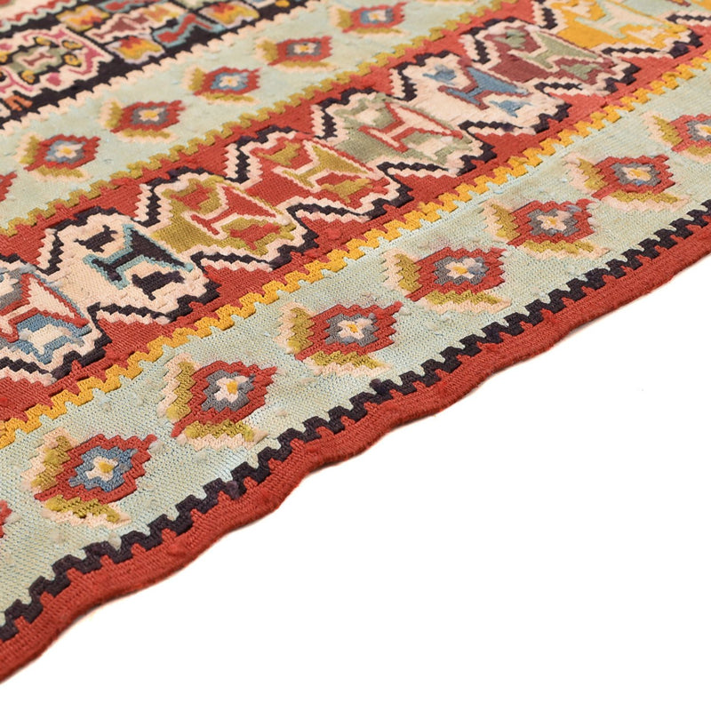 Kelim Carpet - orientalisk matta - 250 x 160 cm - ljusröd