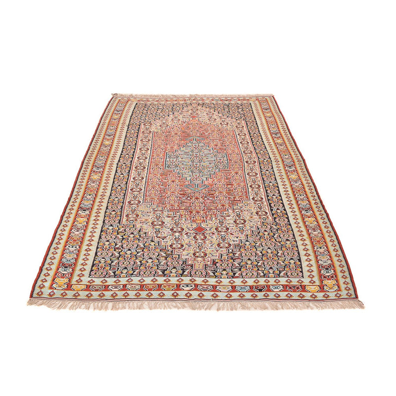 Kelim Carpet - orientalisk matta - 250 x 160 cm - ljusröd