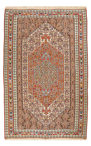 Kelim Carpet - orientalisk matta - 258 x 160 cm - ljusröd