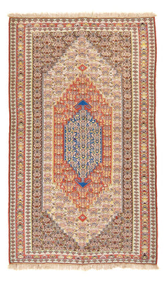 Kelim Carpet - orientalisk matta - 258 x 160 cm - ljusröd