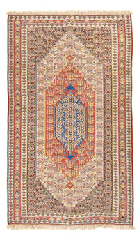 Kelim Carpet - orientalisk matta - 258 x 160 cm - ljusröd