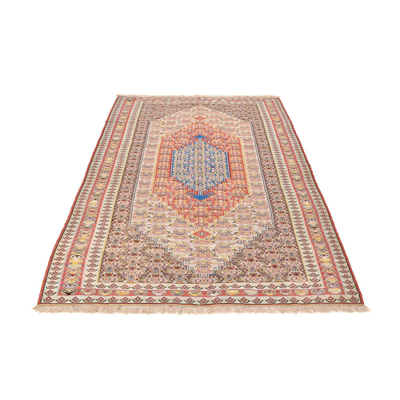 Kelim Carpet - orientalisk matta - 258 x 160 cm - ljusröd