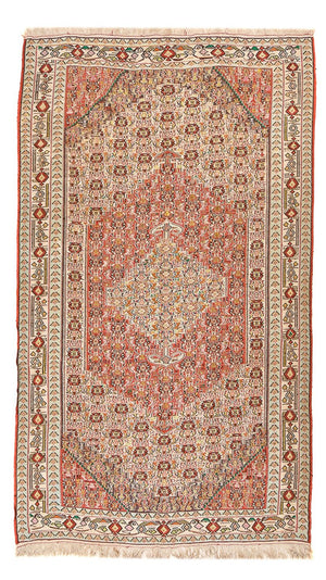 Kelim Carpet - orientalisk matta - 260 x 160 cm - ljusröd