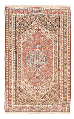 Kelim Carpet - orientalisk matta - 255 x 155 cm - ljusröd