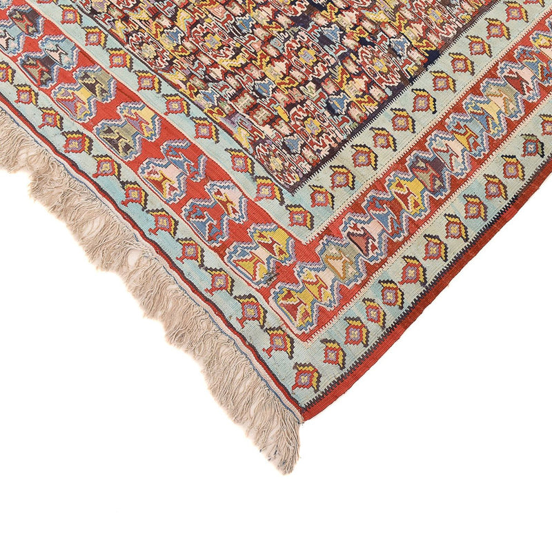 Kelim Carpet - orientalisk matta - 255 x 155 cm - ljusröd