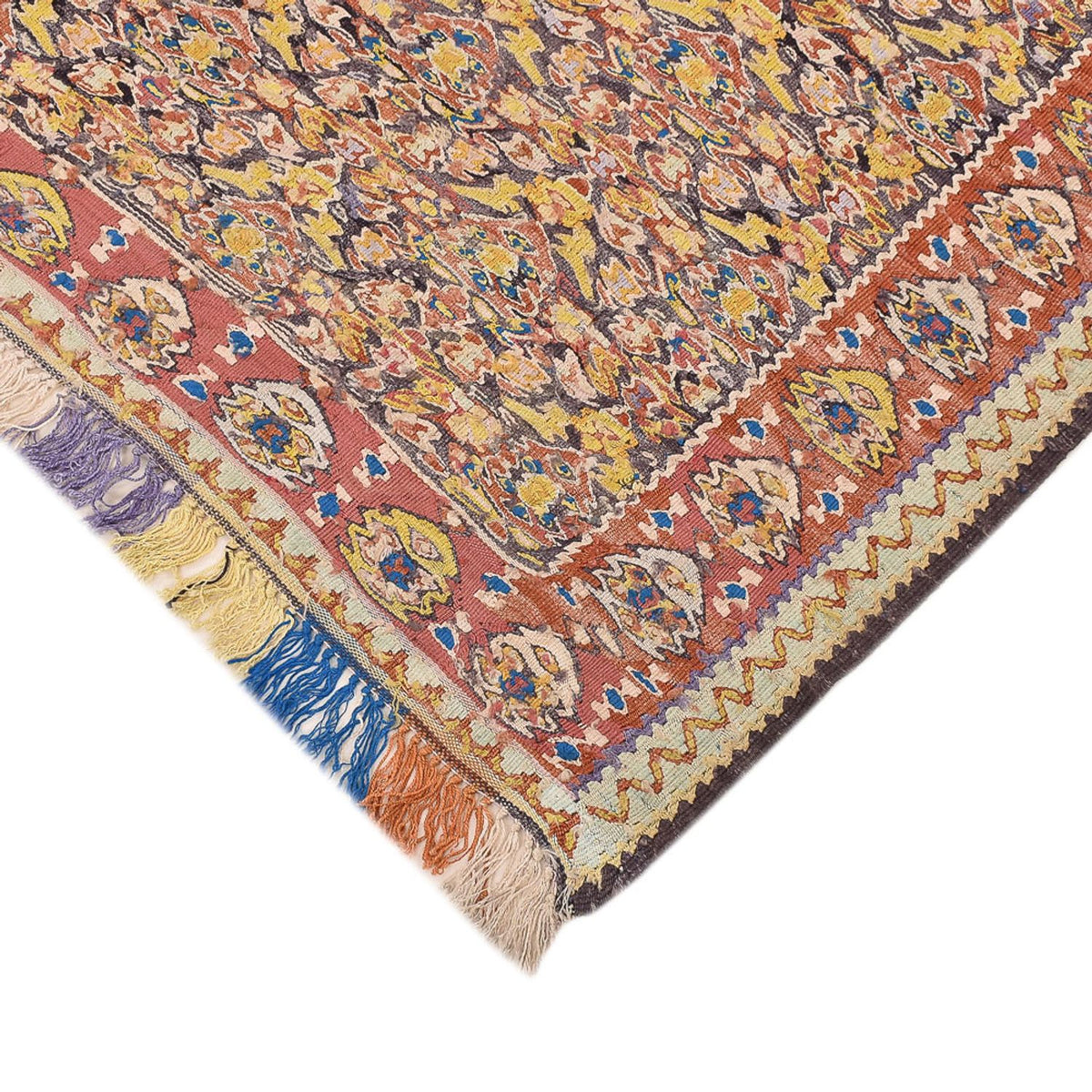 Kelim Carpet - orientalisk matta - 200 x 140 cm - karamell