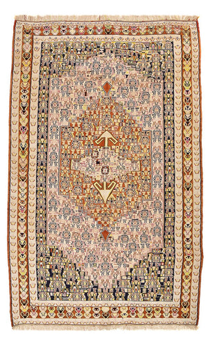 Kelim Carpet - orientalisk matta - 260 x 160 cm - beige
