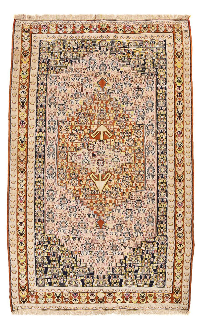 Kelim Carpet - orientalisk matta - 260 x 160 cm - beige